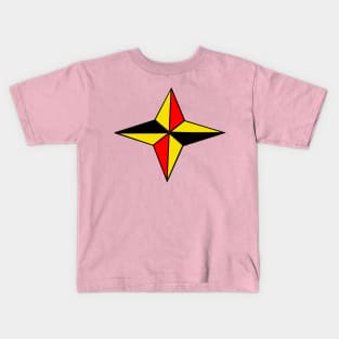 Tri Colour Star Kids T-Shirt